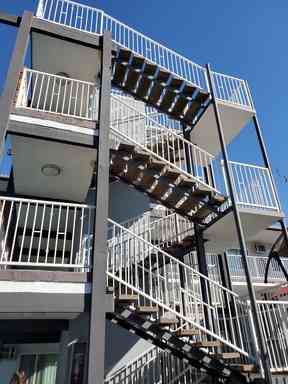 modern industrial staircase design