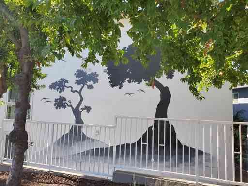 custom outdoor mural and community art